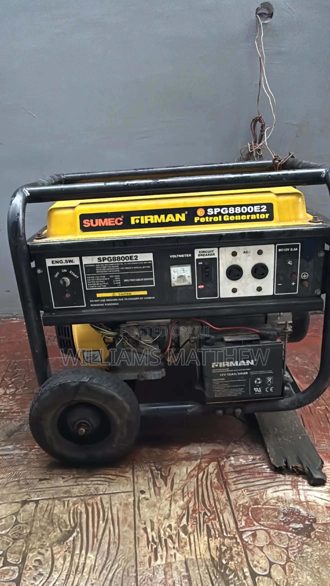 Sumec Firman SPG8800E2