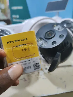 CCTV Smart Digital Solar Camera Triple View PTZ With Free MTN SimCard