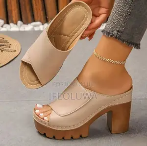 Ladies Shoes / Women's Heels (Chunky Heels)