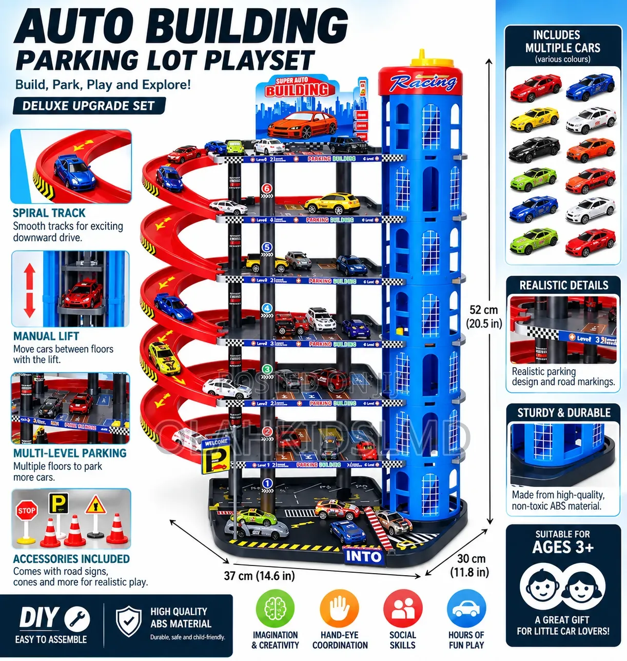 Multi-Level Car Building Set
