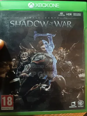 Xbox One Shadow of War Used