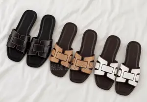 Open Flat Slippers