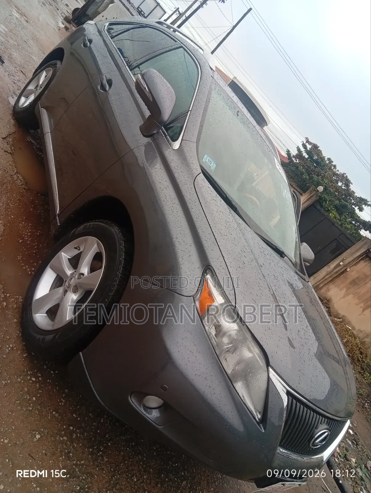 Lexus RX 350 AWD 2012 Gray