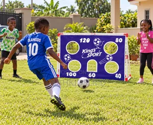 Kids Soccer Training Goal Target Game Set