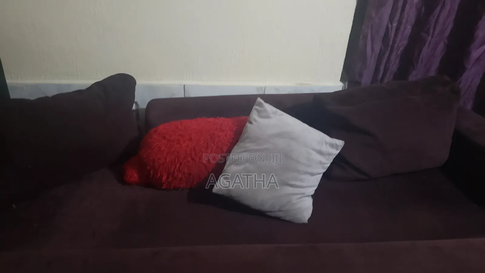 Maroon /Coffee Couch
