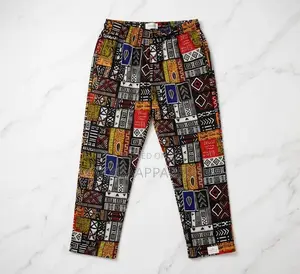 Stylish Ankara Palazzo Trousers – Wide Leg Unisex Pants