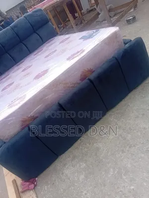 Dark Grey Quality Bubble Bed Frame