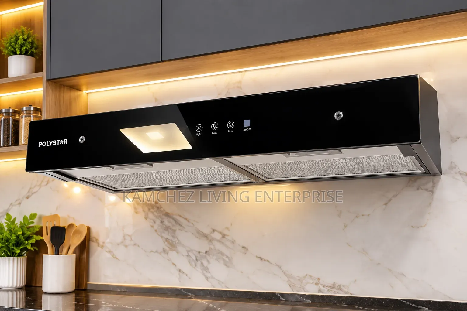 Quality Under Cabinet Flat Screen Kitchen Hood