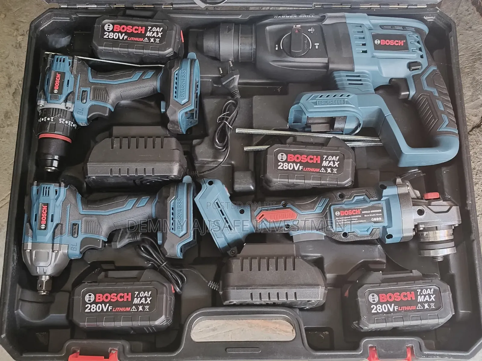 Bosch 4 in 1 Brushless Cordless Combo Kit
