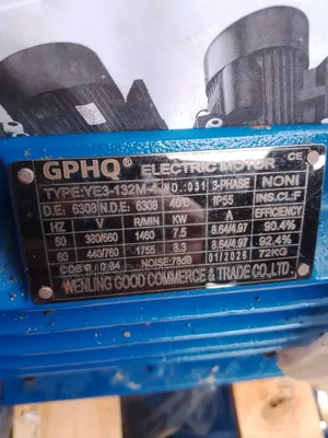 7.5kw/10hp 1440rpm Foot Mount