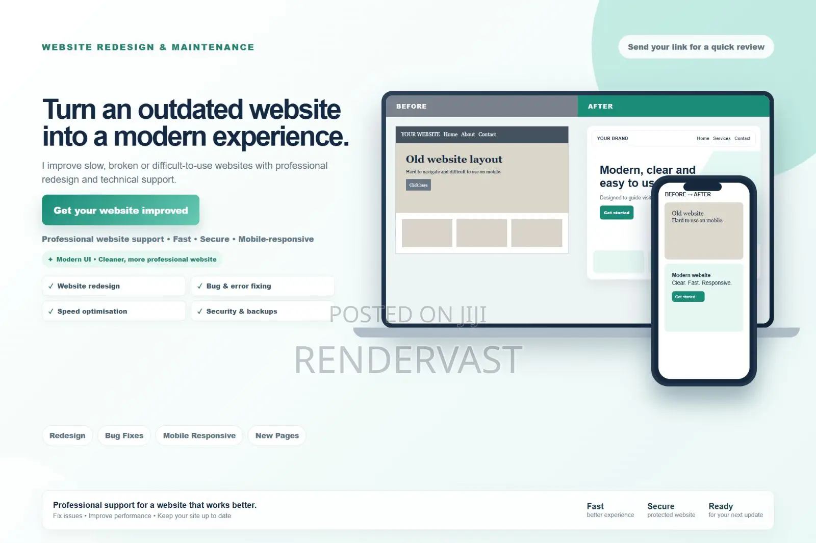Website Maintenance, Redesign Technical Support