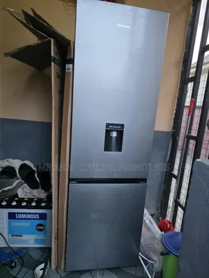262L Hisense Double Door Fridge With Dispenser