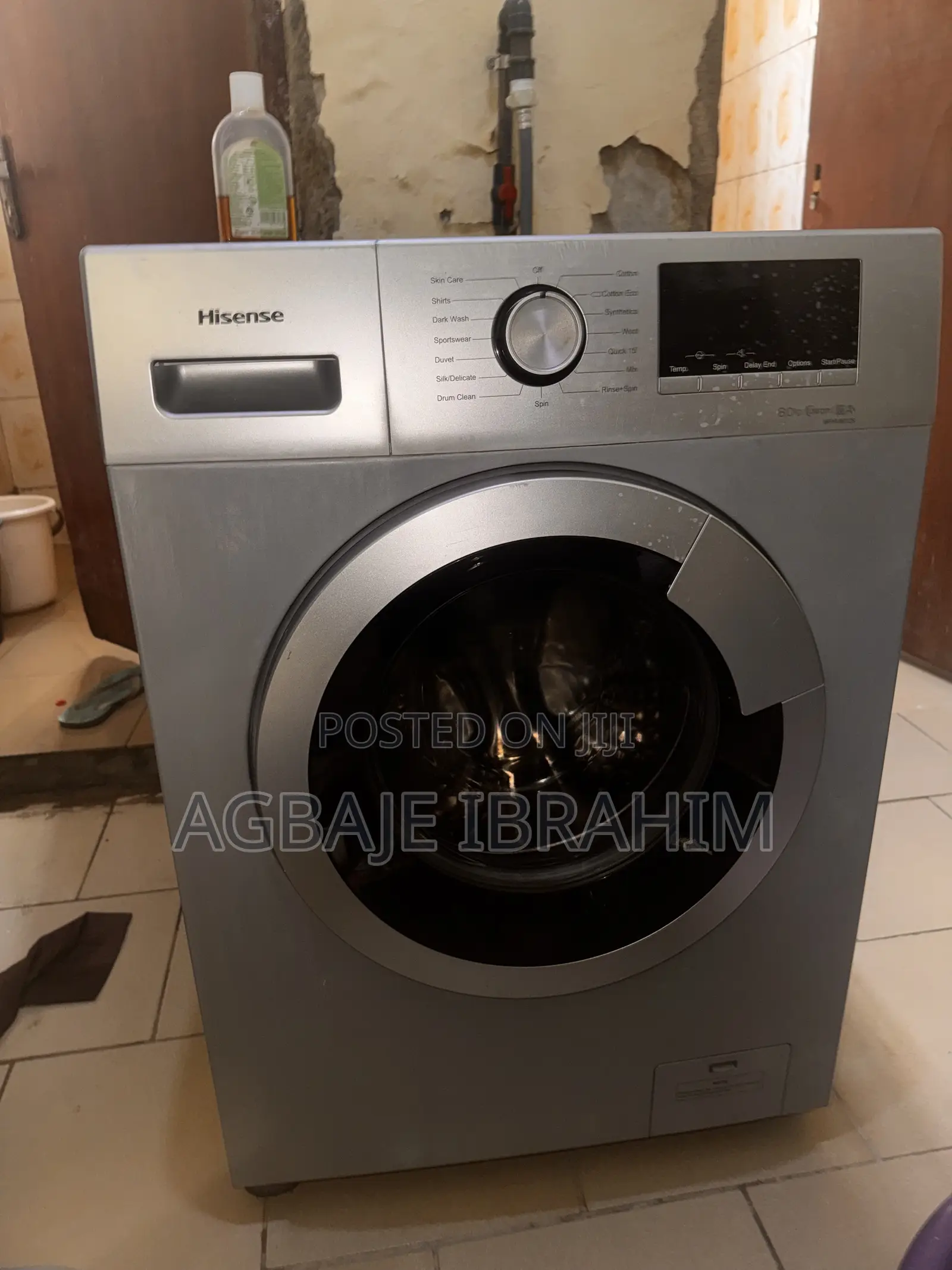 Hisense 8Kg Front Loader Washing Machine