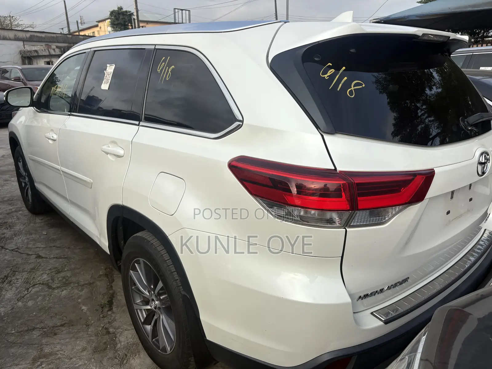 Toyota Highlander XLE 2019 White