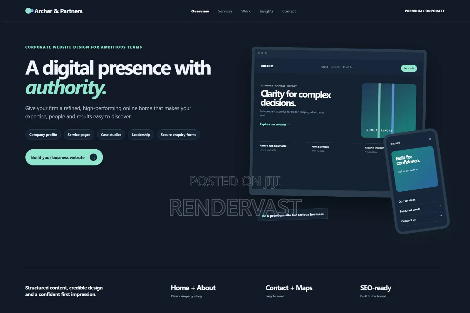 Professional Business Corporate Website Development