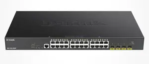 D-Link DGS-1250-28XMP 28-Port 10-Gigabit Smart Managed PoE Switch