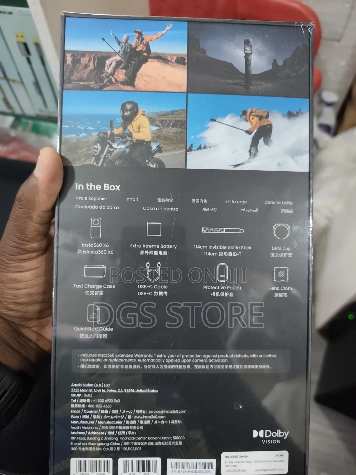 Insta360 X6 360 Camera Essentials Bundle