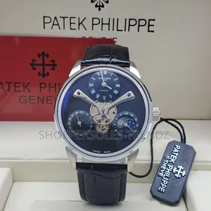 Patek Phillipe Leather Strap Chronograph Wristwatches