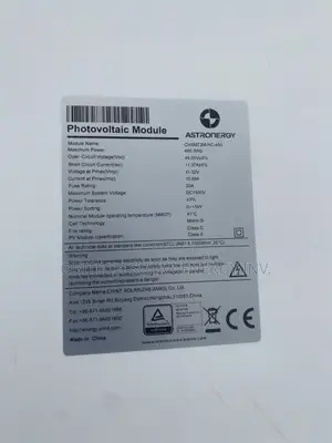 450w Single Face Solar Panel