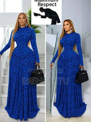 Elegant Long Sleeve Maxi Gown for Women Classy Stylish