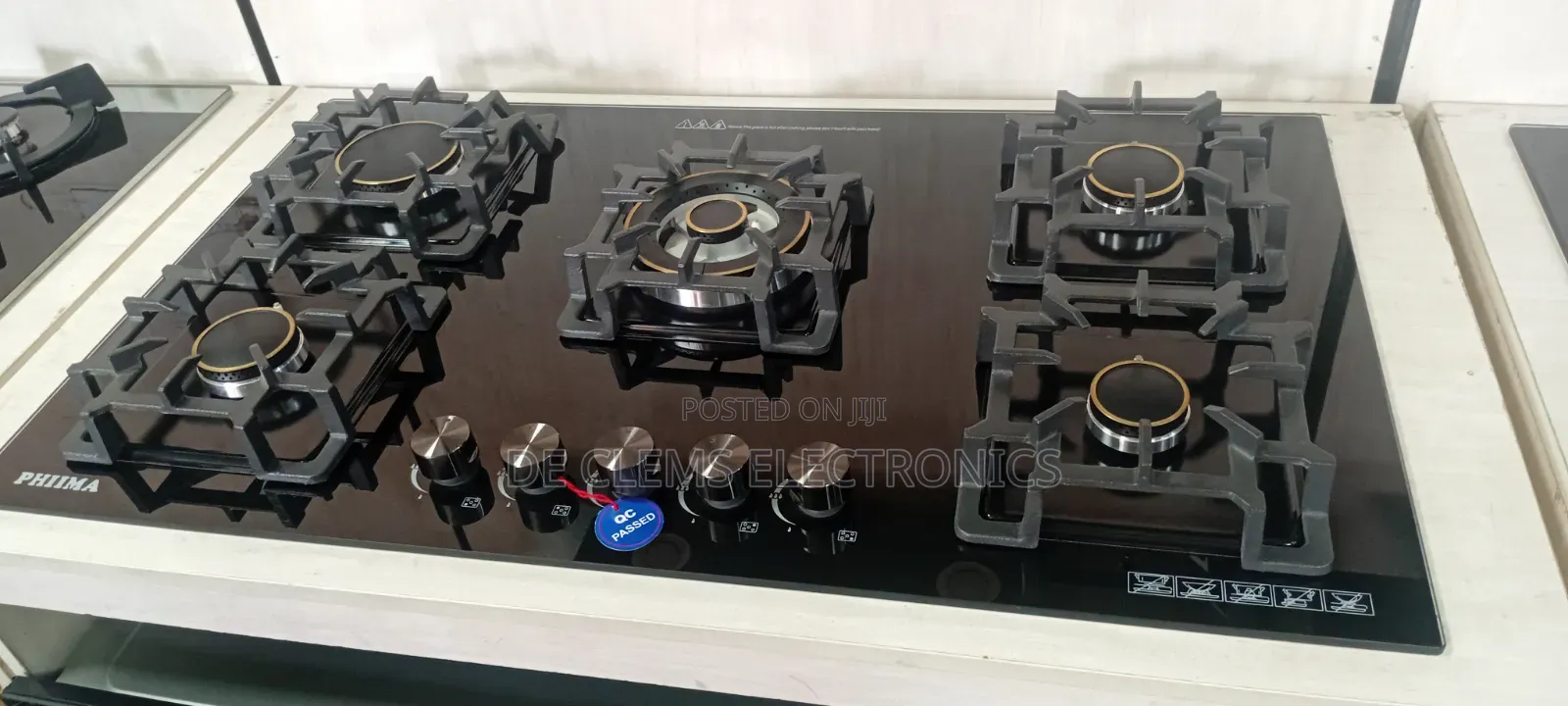 Phiima 5burner Built in Gas Cooker Hub