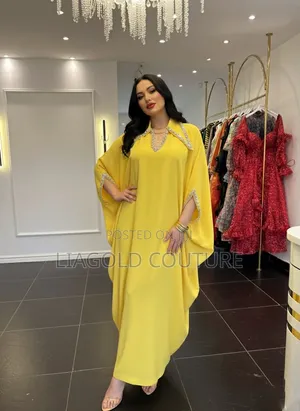 Women Wear Yellow Colour by Liagold Couture