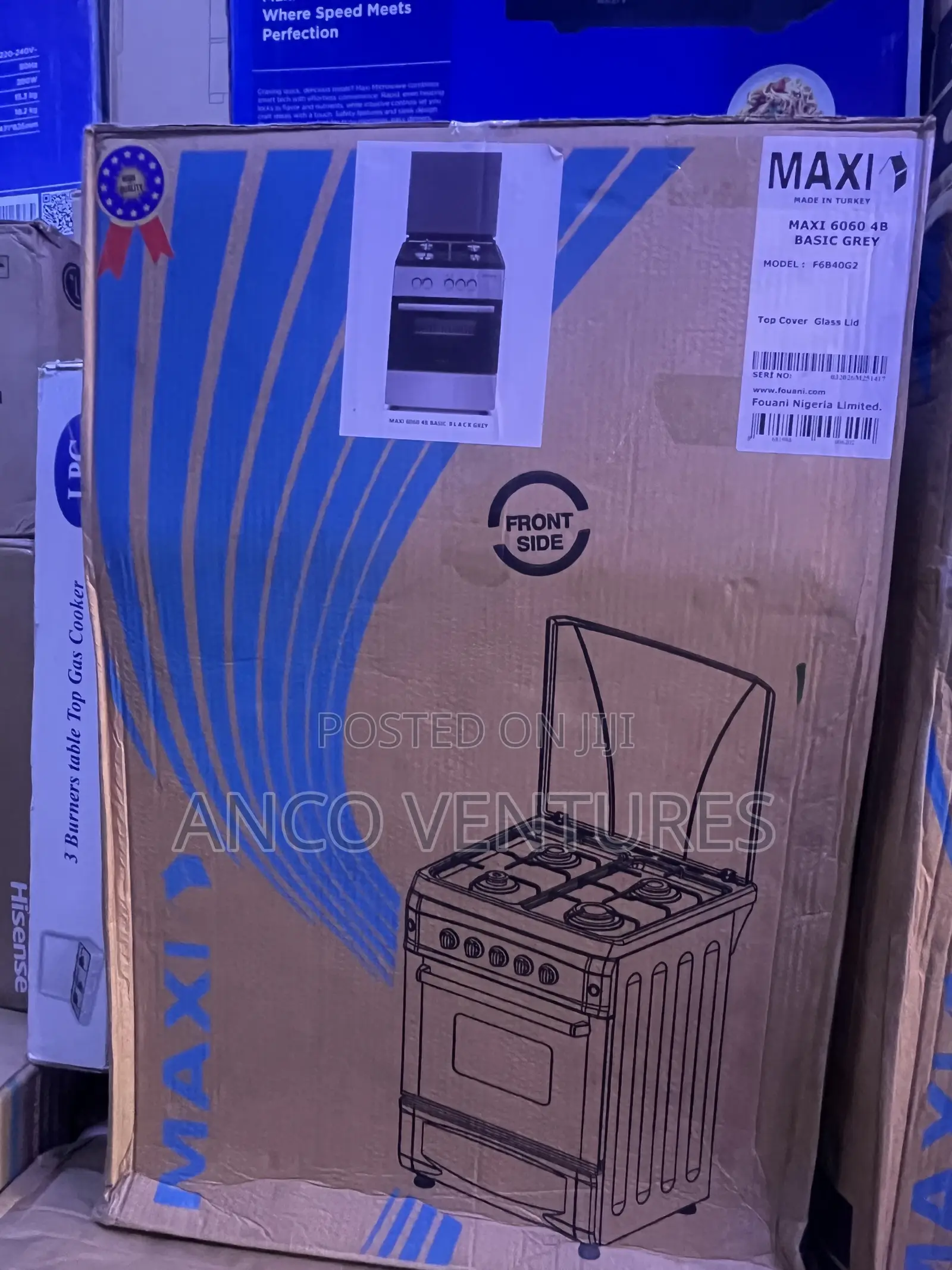 Maxi Gas Cooker 60 by 60