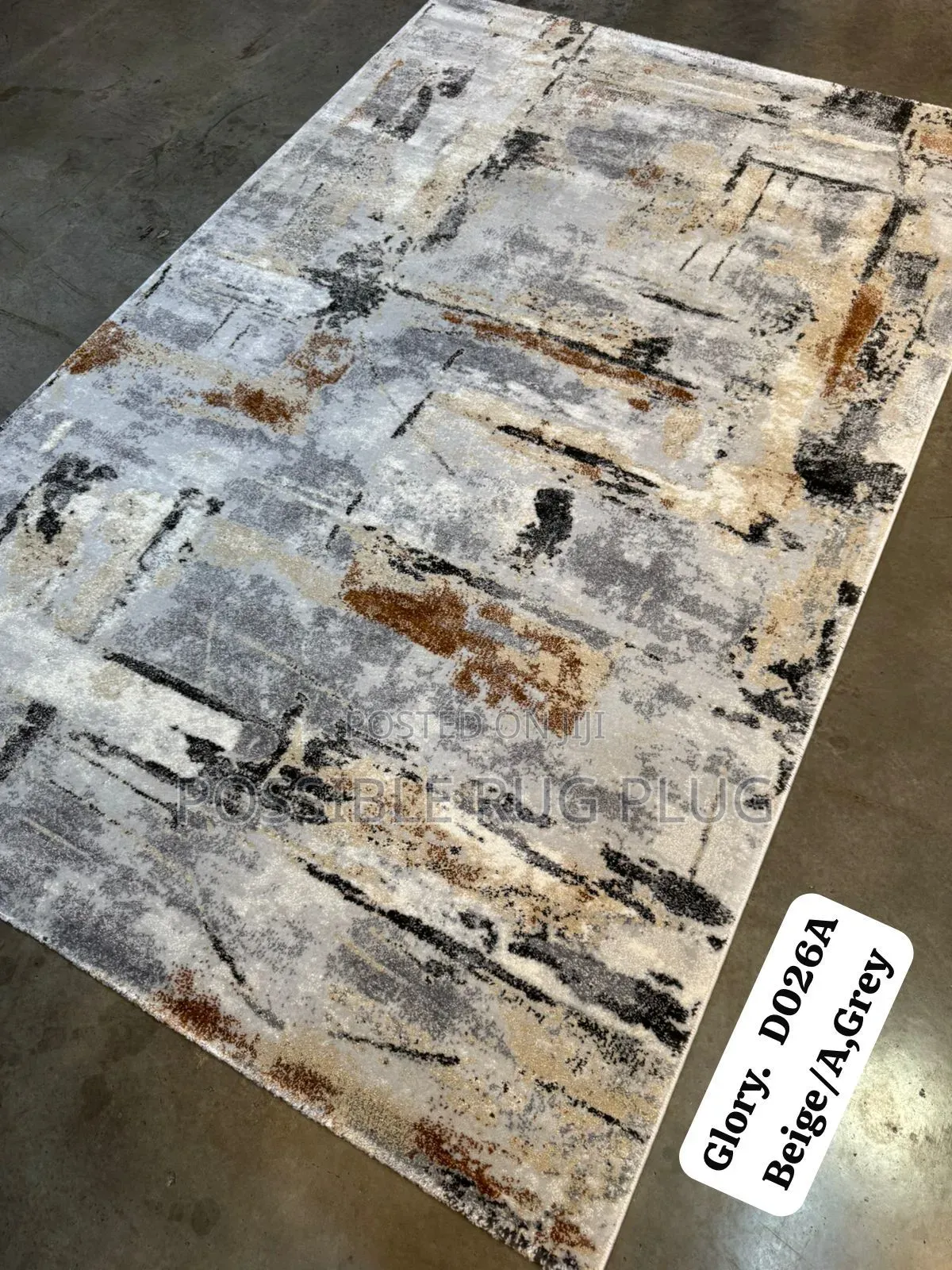 Turkish Rug( A'gray)