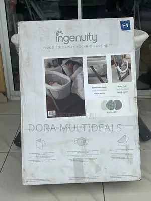 Ingenuity Wood Foldaway Rocking Bassinet – Foreign Neatly Used