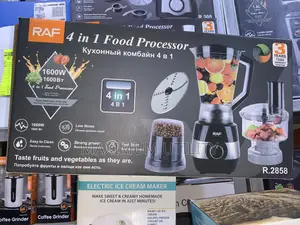 RAF 1600 Watts 4 in 1 Food Processor