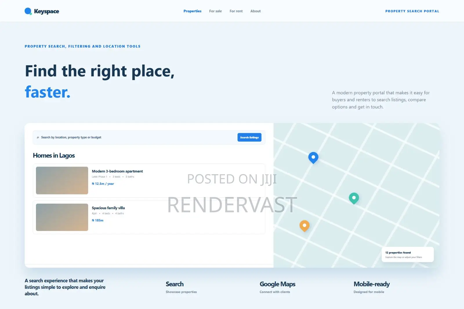 Professional Real Estate Website Design Development