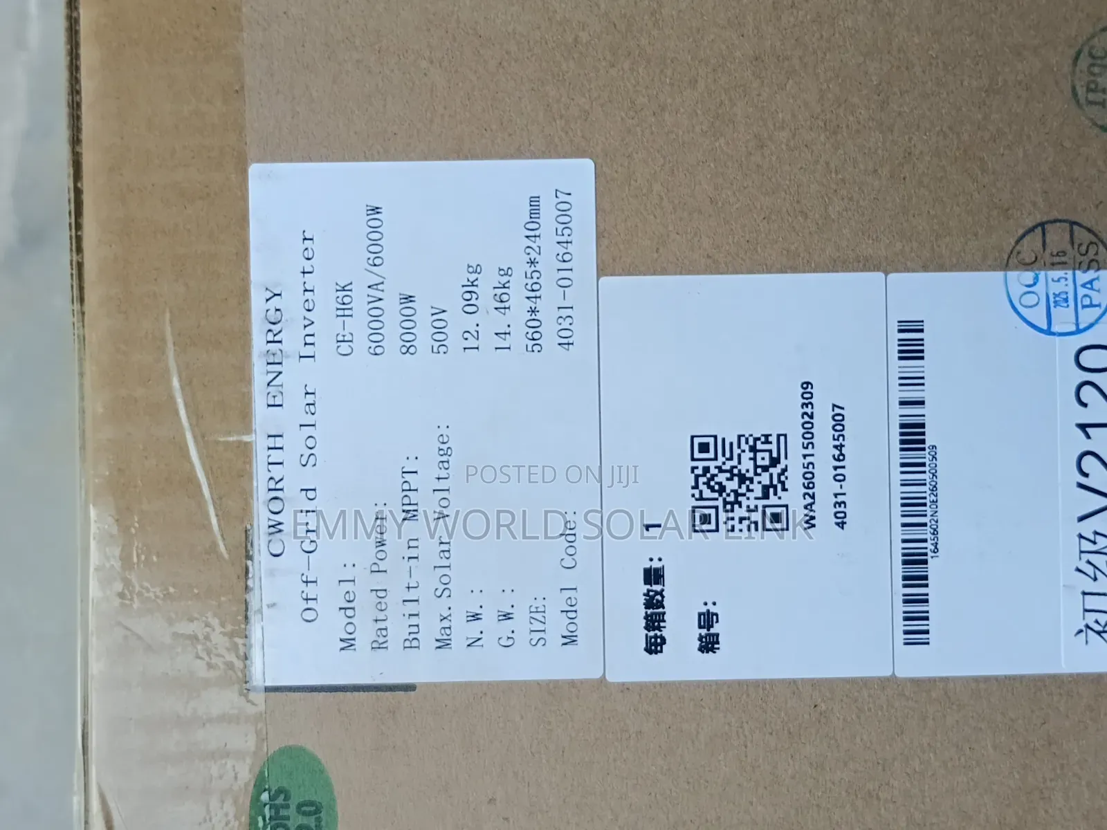 Cworth Inverter 6kva