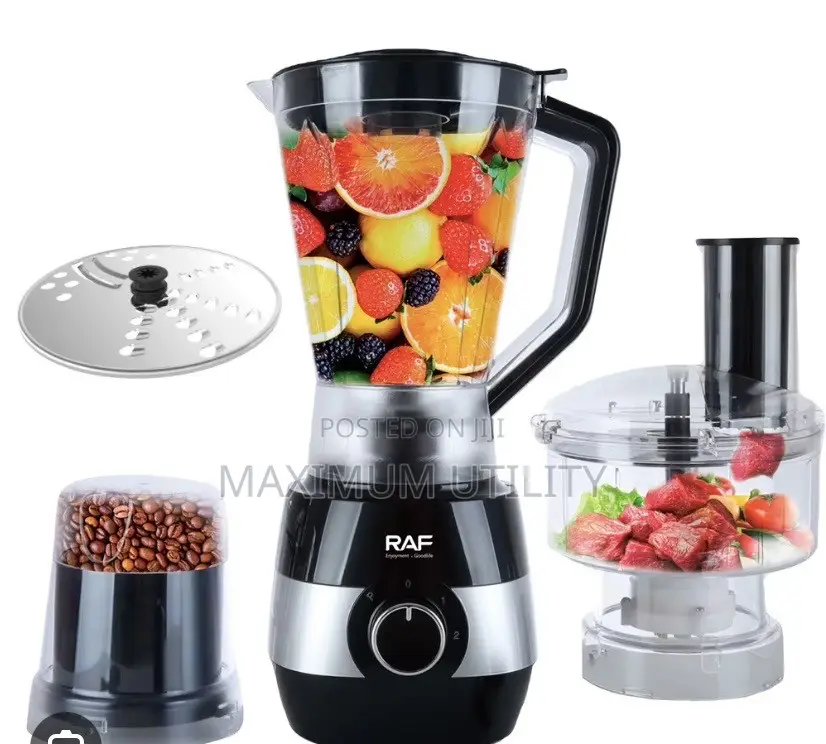 RAF 1600 Watts 4 in 1 Food Processor