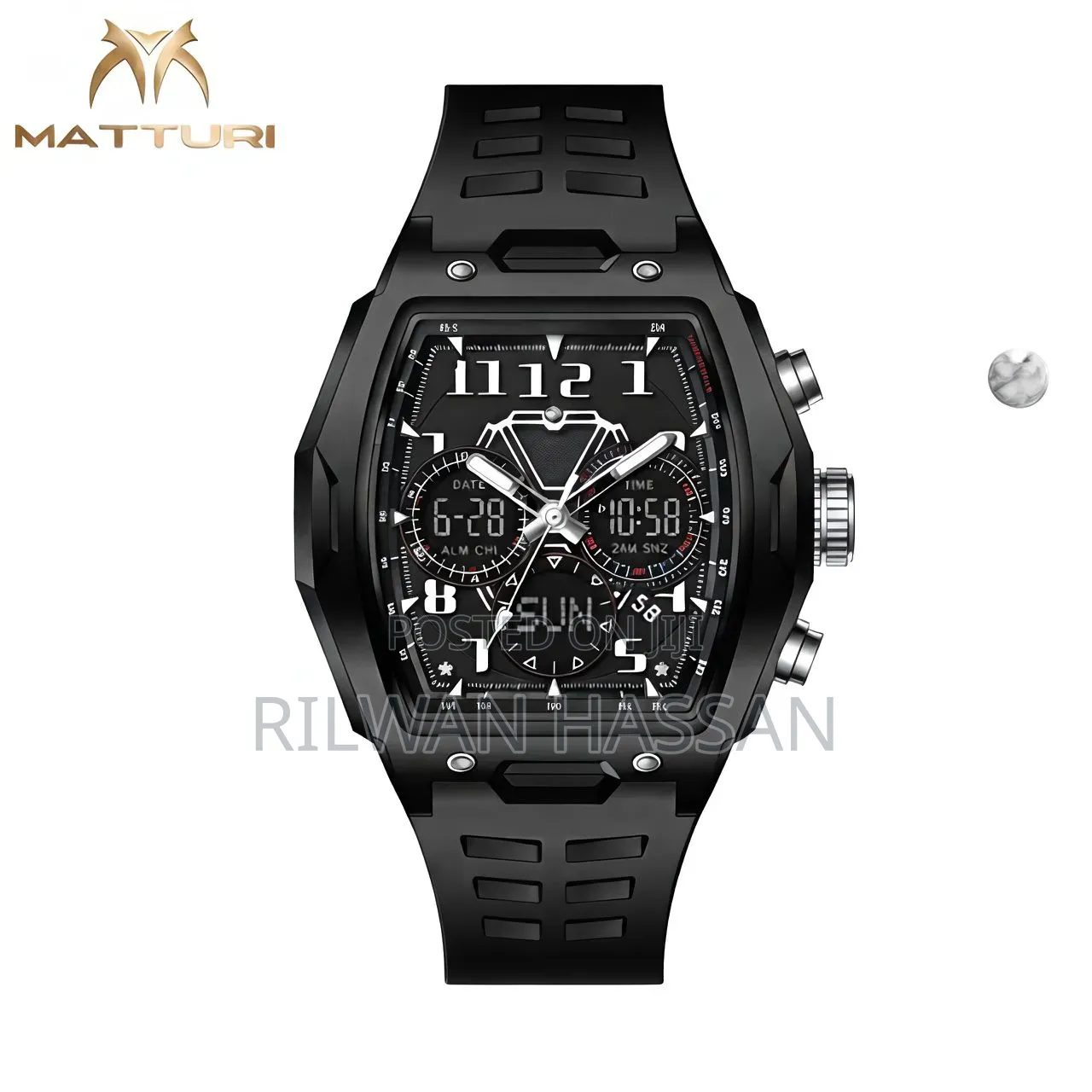 Matturi Analog and Digital Watch