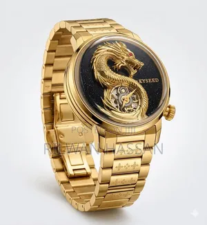 Skyseed Golden Fire Dragon Automatic Watch