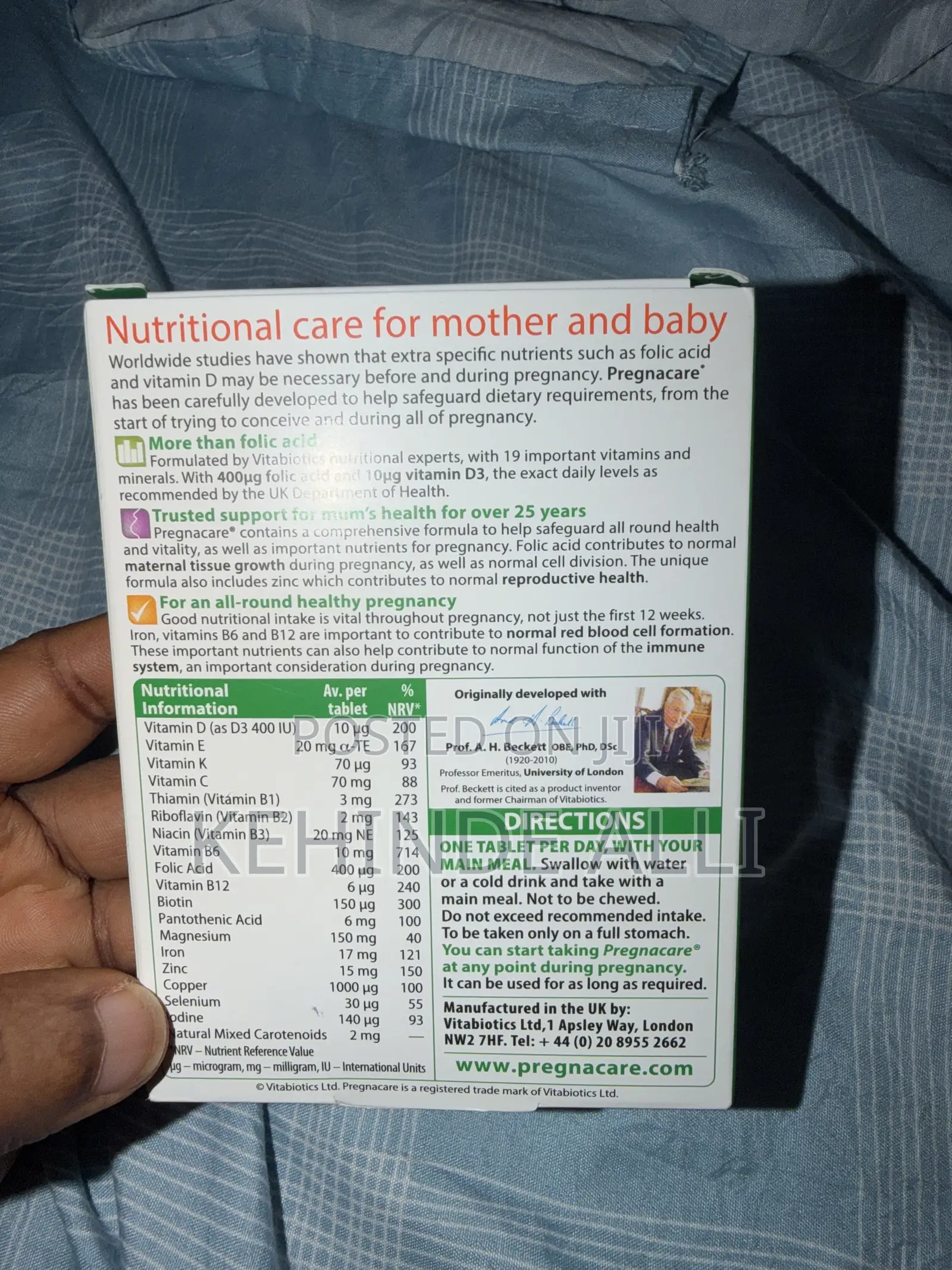 Vitabiotics Pregnacare Original