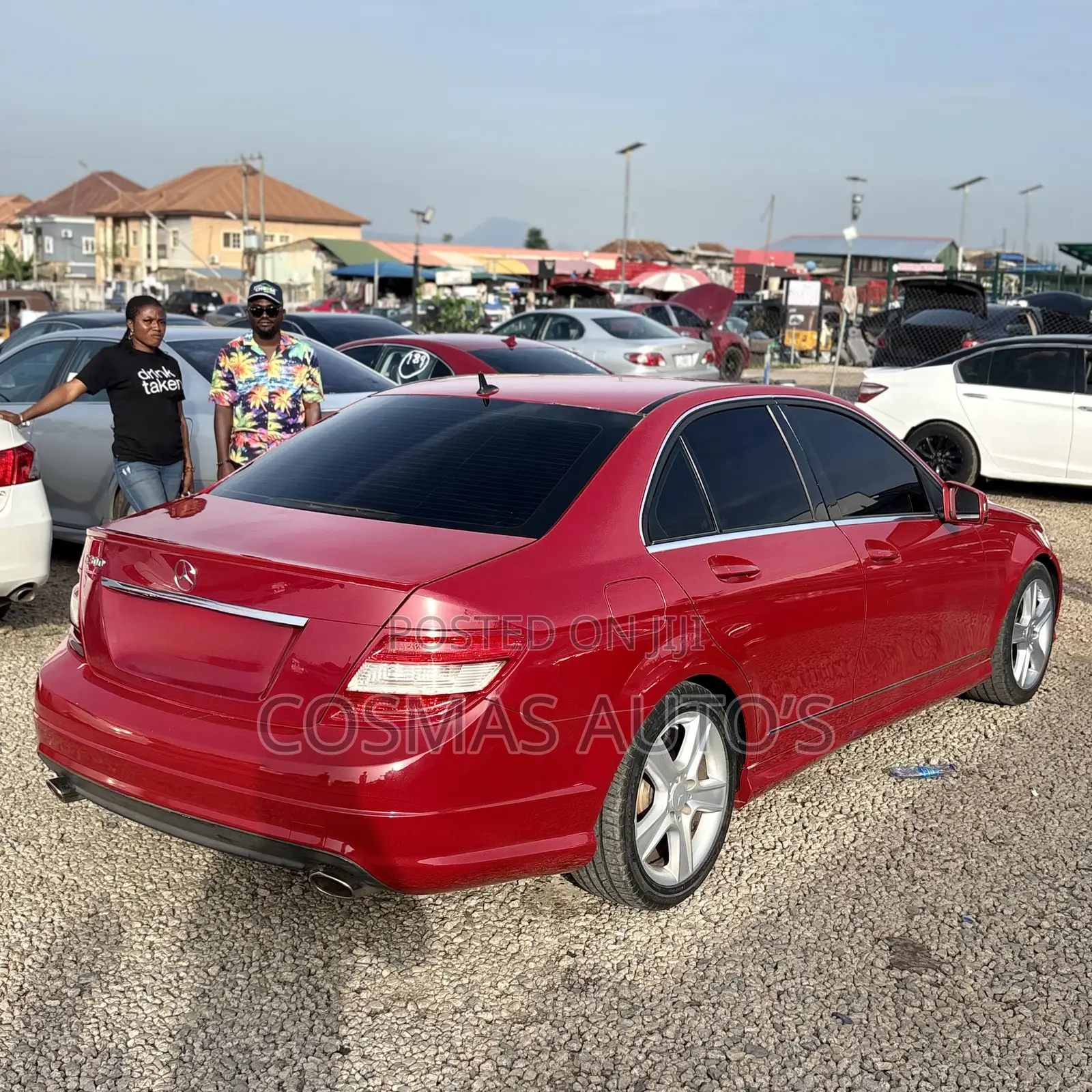 Mercedes-Benz C300 2011 Red