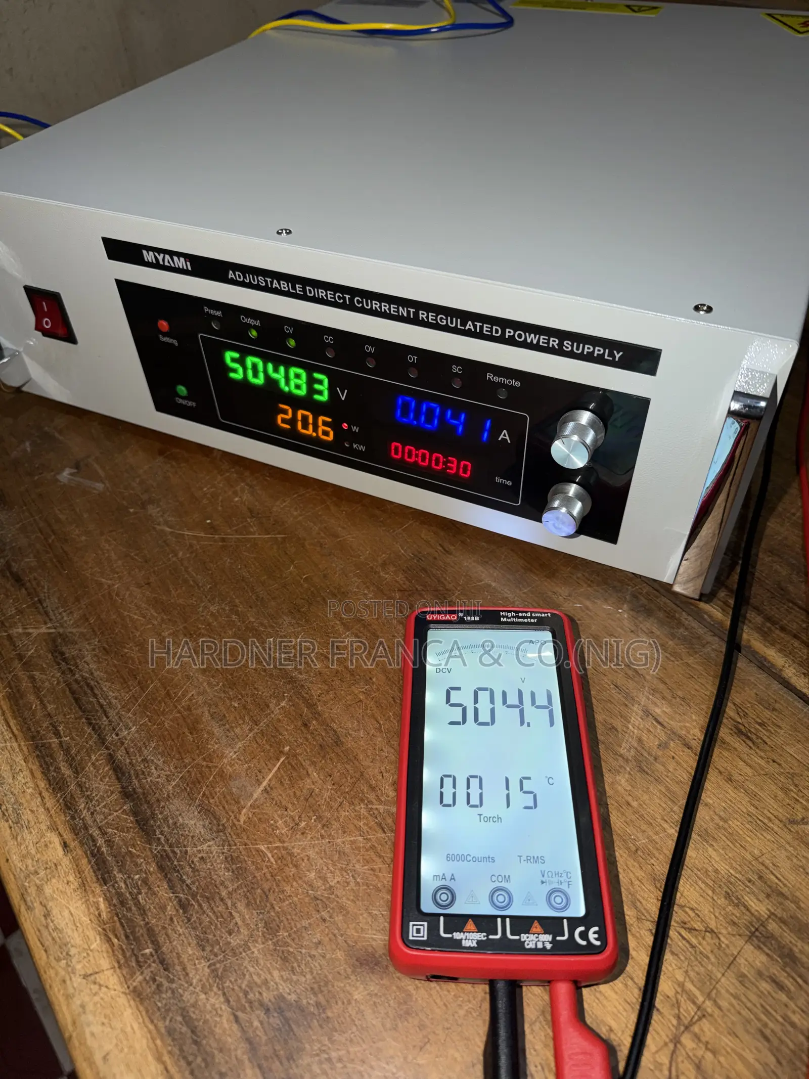 Adjustable Dc Regulated Power Supply 0-500v/0-10a