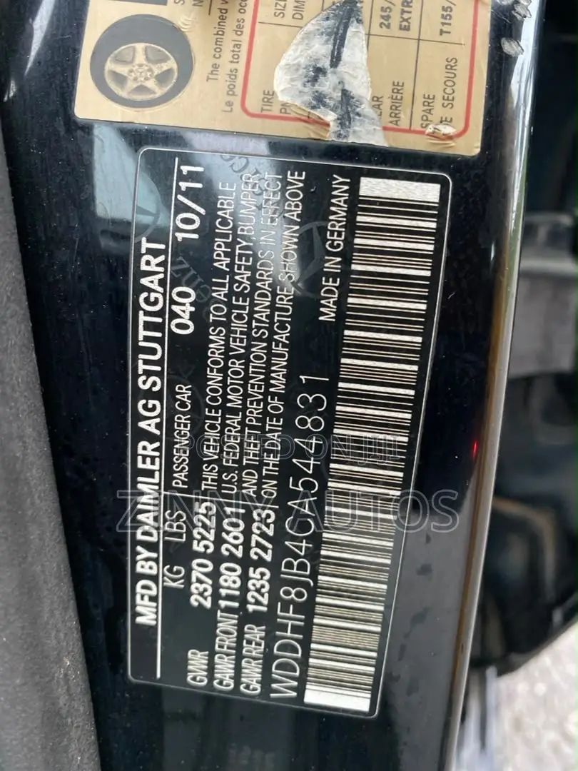 Mercedes-Benz E350 2012 Black