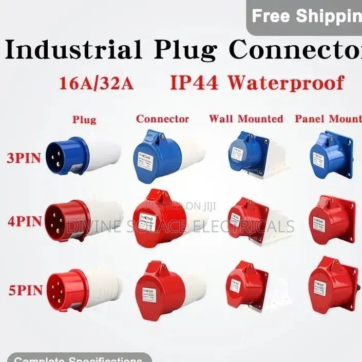 Industrial Sockets and Plug