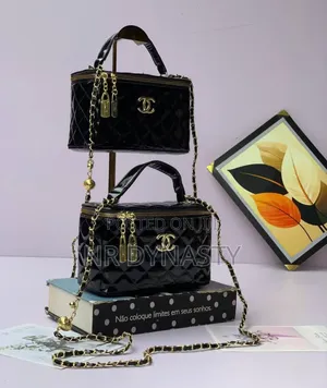 New In *Chanel Glossy Boxed Midi Bag* Colour Wine Black