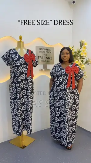 Beautiful Ready-to-Wear Ankara Dress, Long Styles
