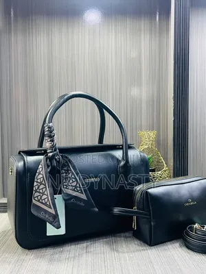 *Chrisbella 2in1 Big Size Leather Handbag Quality