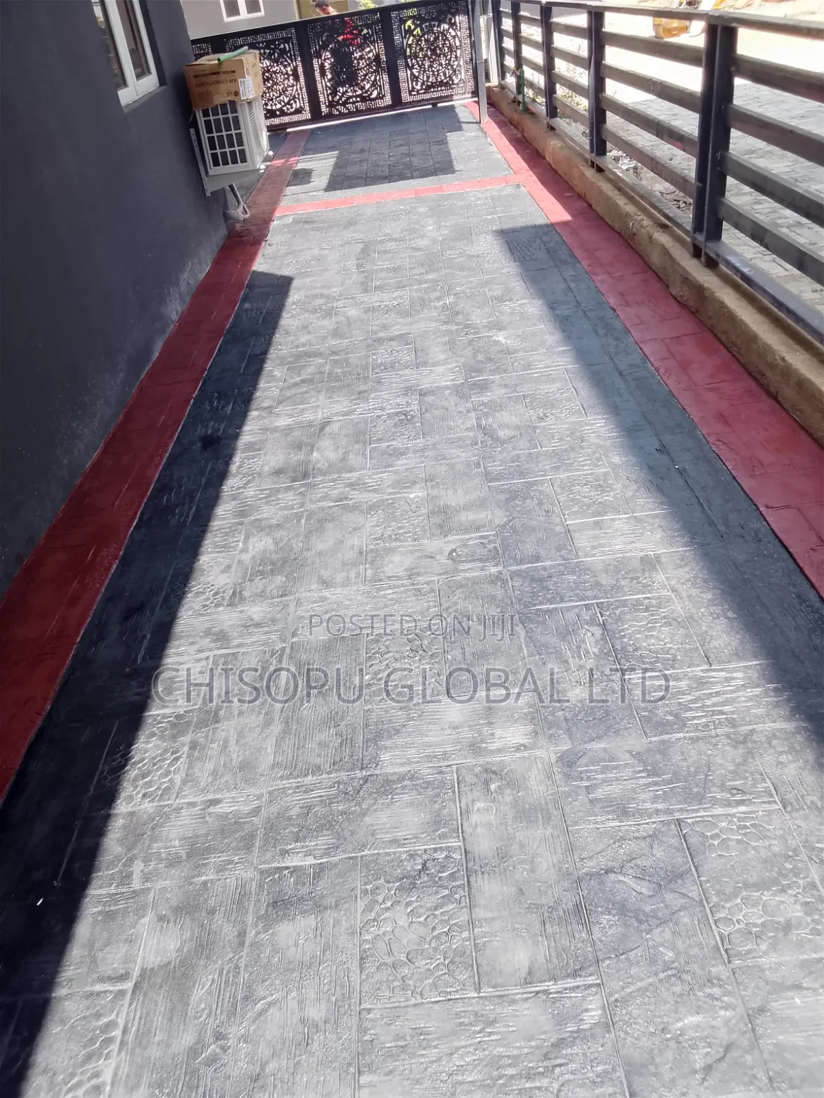 Professional Stamp Concrete Floor Installation