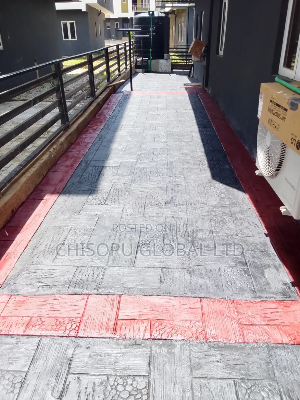 Professional Stamp Concrete Floor Installation
