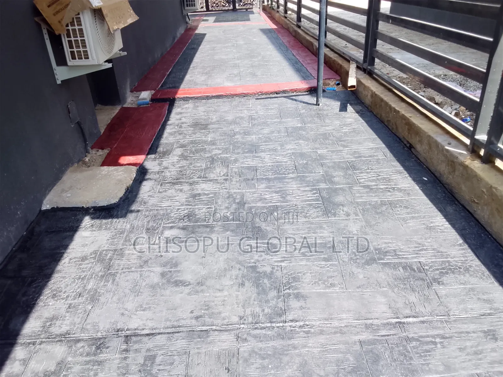 Professional Stamp Concrete Floor Installation