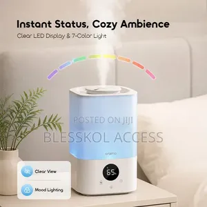 Oraimo MistGlow 3.2L Smart Humidifier With LED Display 7-Color Light