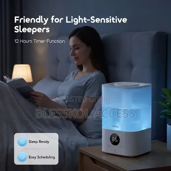 Oraimo MistGlow 3.2L Smart Humidifier With LED Display 7-Color Light
