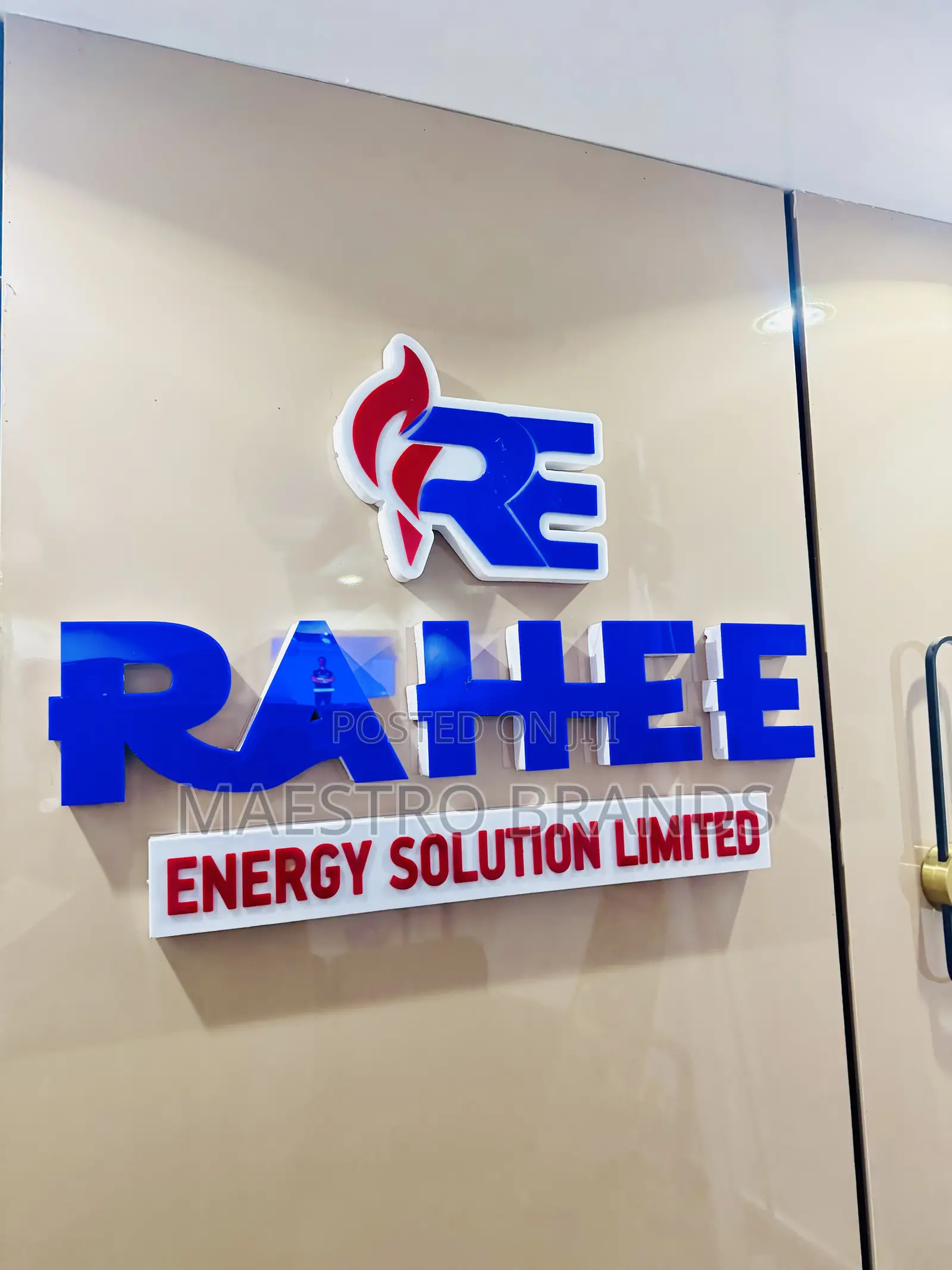Indoor Signage With Interior Design