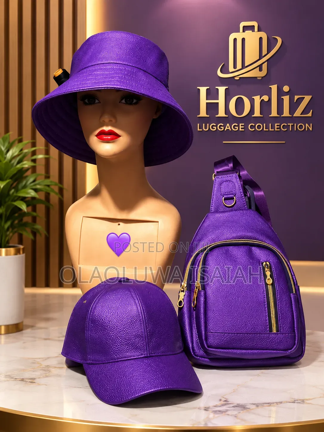 Back Pack,Side Bag, Hat and Face Cap